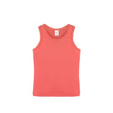 Girls' Soft Solid Cotton Blend Racerback Tank Top