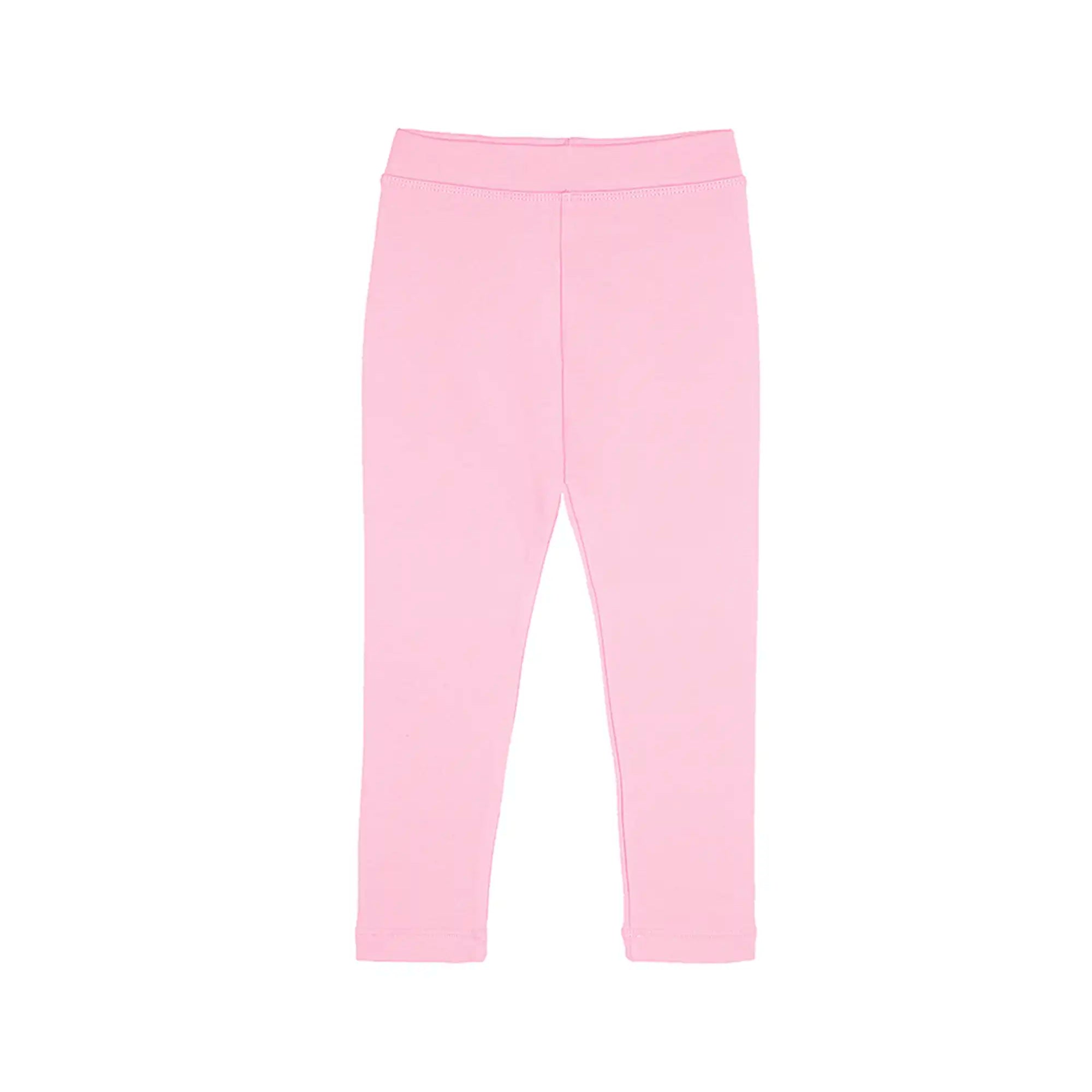 Girls' Basic Solid Full Length Cotton Soft Leggings