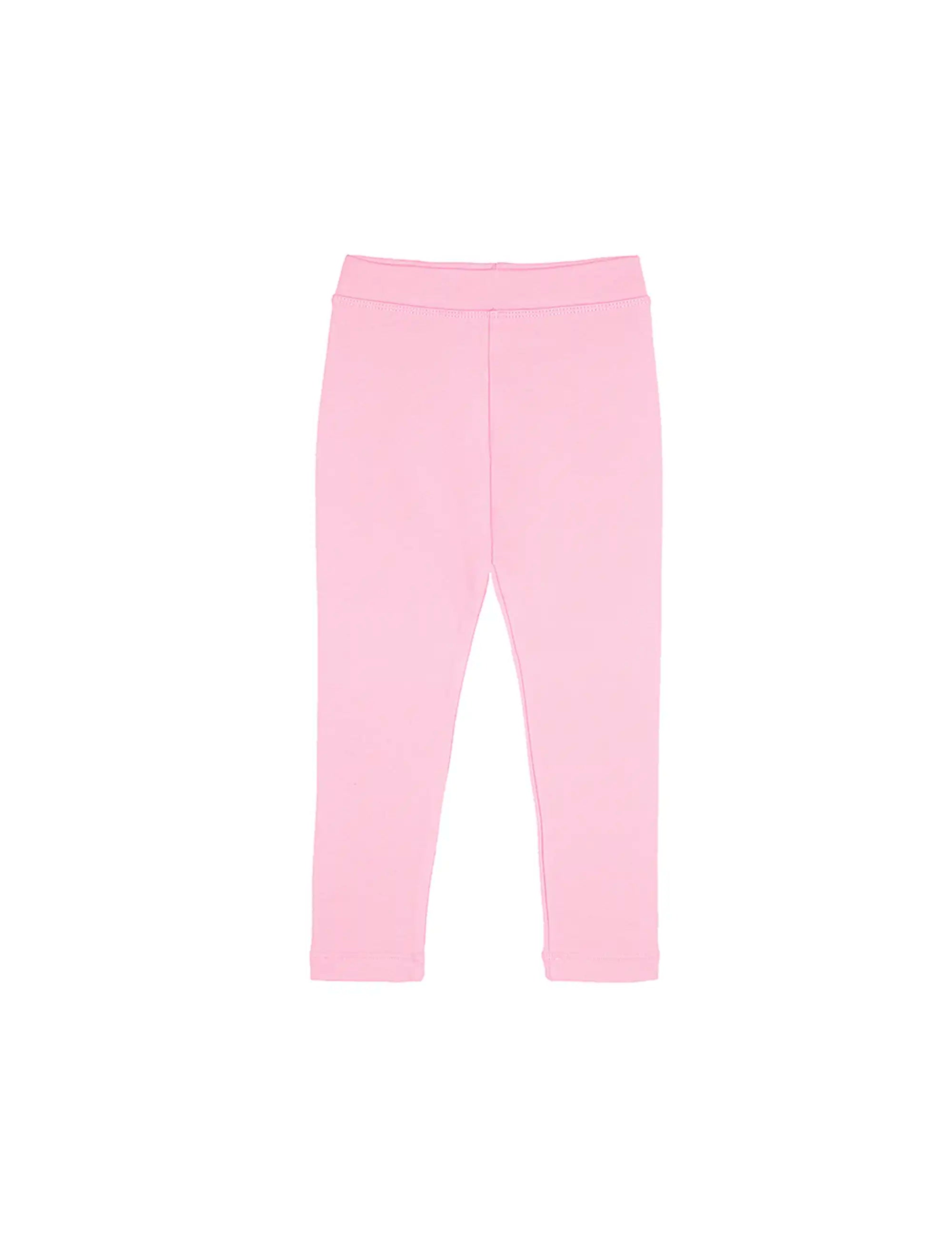 Girls' Basic Solid Full Length Cotton Soft Leggings