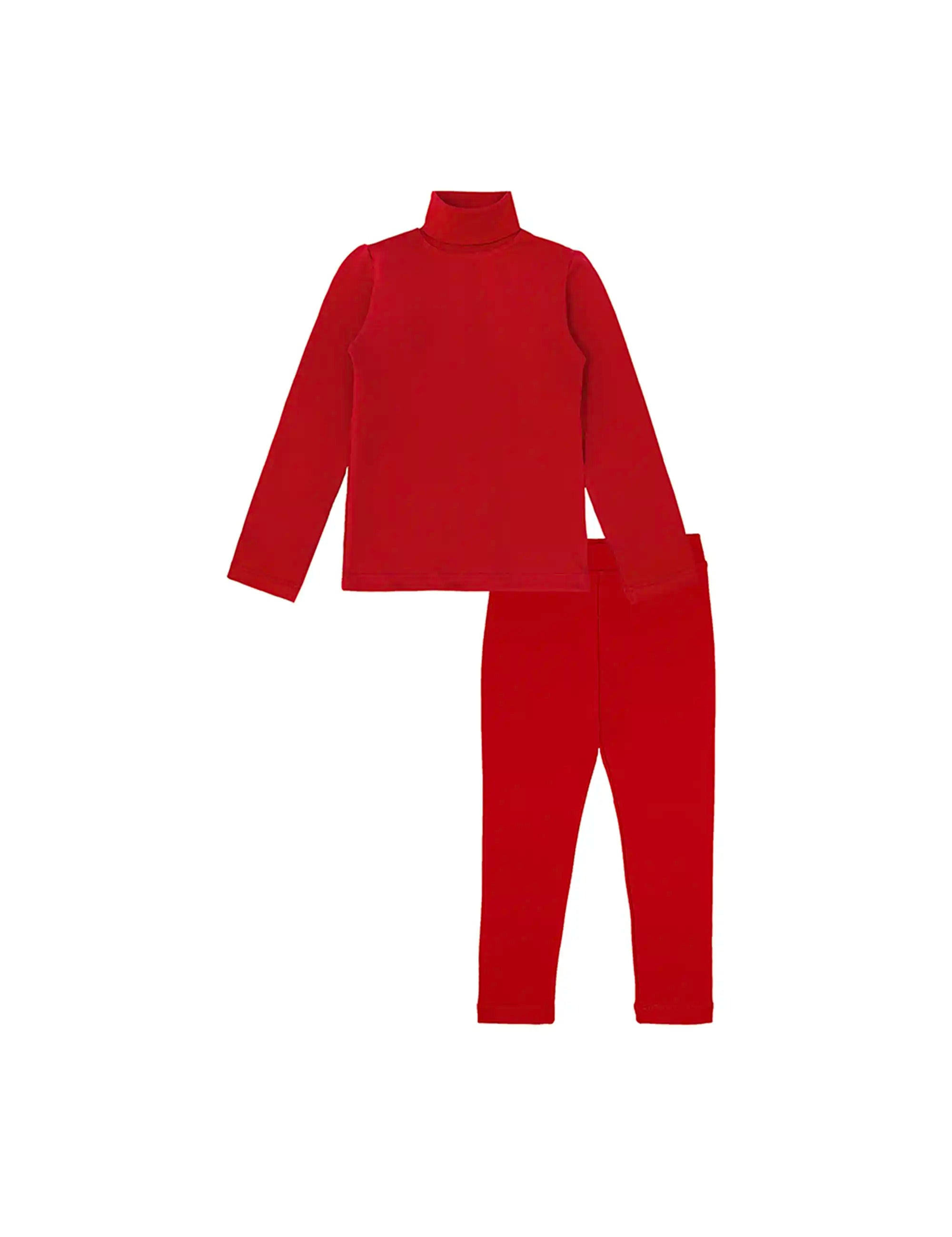 Girls' Long Sleeve Turtleneck Shirt and Leggings, Big & Toddler Girls' Clothings