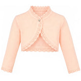 Baby Knit Button Detailed Bolero Cardigan
