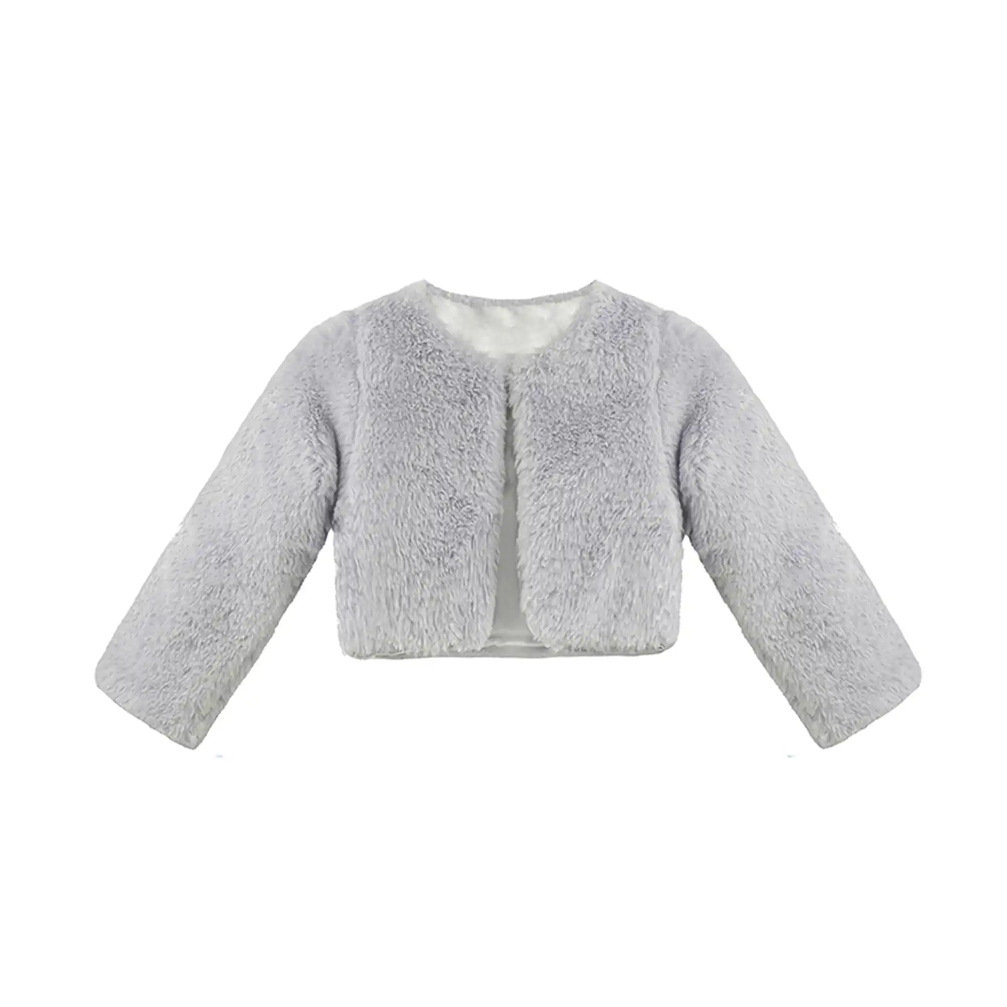Girls' Bolero Cozy Faux Fur Jacket Shrug