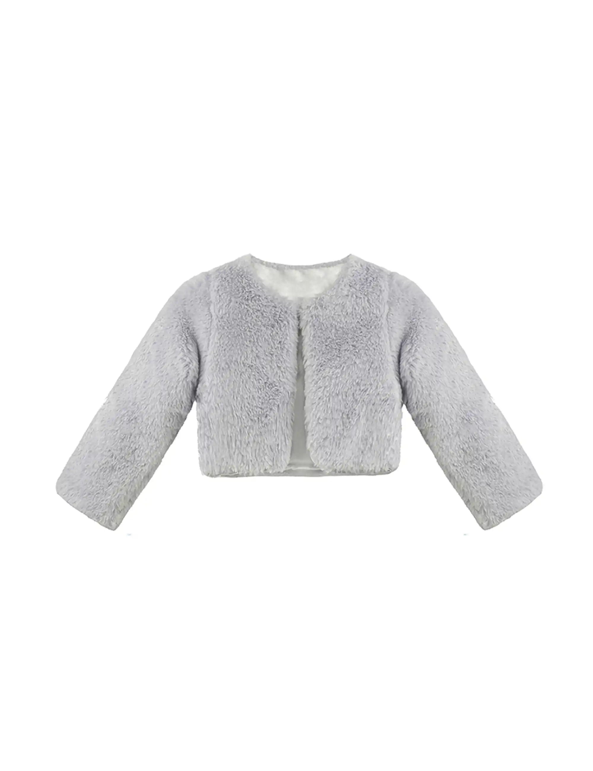 Girls' Bolero Cozy Faux Fur Jacket Shrug