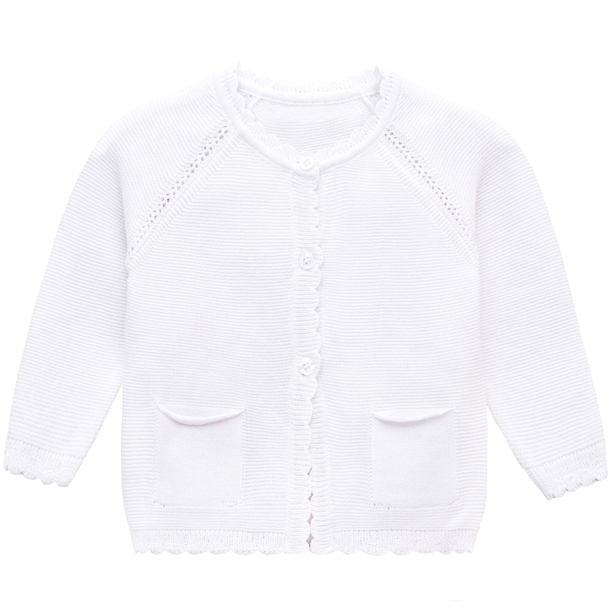 Lilax Baby Girls' and Toddler Long Sleeve Knit Cardigan