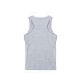Girls' Soft Solid Cotton Blend Racerback Tank Top
