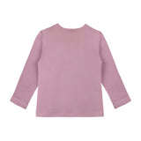 Baby Girls' Basic Long Sleeve Round Neck T-Shirt