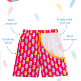 Lilax Boys Swim Trunks Toddler Boy Swim Shorts Bathing Suit Swimwear