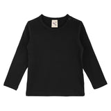 Baby Girls' Basic Long Sleeve Round Neck T-Shirt