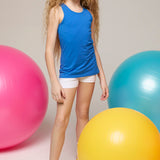 Girls' Basic Solid Soft Dance Short for Gymnastics or Under Skirts