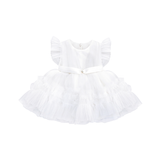 Baby 3-Piece Ruffle Tulle Dress Set