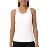 Girls' Soft Solid Cotton Blend Racerback Tank Top