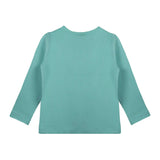 Baby Girls' Basic Long Sleeve Round Neck T-Shirt