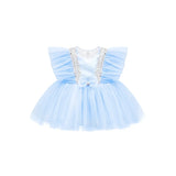 Baby Sequined Tulle Party Dress Set