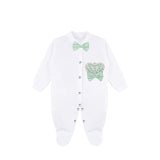 Newborn Baby 3-Piece Cotton Jeweled Layette Set