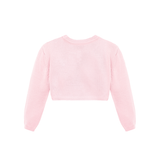 Baby Flower Detailed Buttoned Bolero Cardigan