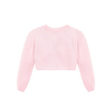 Baby Flower Detailed Buttoned Bolero Cardigan