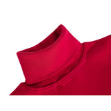 Girls' Basic Long Sleeve Turtleneck Cotton T-Shirt