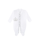 Newborn Baby 3-Piece Cotton Jeweled Layette Set