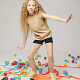 Little Girl Cotton Basic Solid Short
