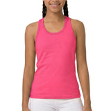 Girls' Soft Solid Cotton Blend Racerback Tank Top