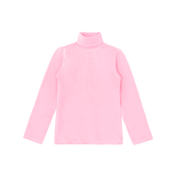 Little Girls Cotton Basic Turtleneck Shirt & Leggings Set