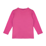 Baby Girls' Basic Long Sleeve Round Neck T-Shirt