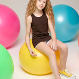 Girls' Soft Solid Cotton Blend Racerback Tank Top