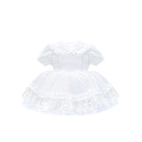 Baby Girls' Lace Floral Embroidered Christening Dress