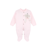 Newborn Baby 3-Piece Cotton Jeweled Layette Set