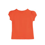 Baby Cotton Puff Sleeve Basic Crewneck T-Shirt