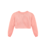 Baby Flower Detailed Buttoned Bolero Cardigan
