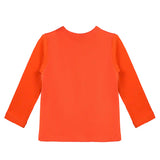 Little Girls Cotton Long Sleeve Basic Crewneck T-Shirt