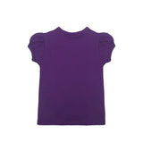 Baby Cotton Puff Sleeve Basic Crewneck T-Shirt
