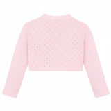 Baby Girls' Long Sleeve Knit One Button Closure Bolero Shrug