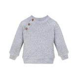 Baby Ribbed Side-Buttoned Sweater Set
