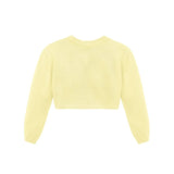 Baby Flower Detailed Buttoned Bolero Cardigan