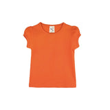 Little Girls Cotton Basic Puff Sleeve T-Shirt & Leggings Set
