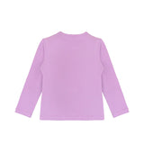 Little Girls Cotton Long Sleeve Basic Crewneck T-Shirt