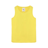 Big Girls Cotton Basic Racerback Tank Top and Short Set