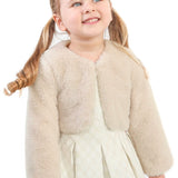 Girls' Bolero Cozy Faux Fur Jacket Shrug