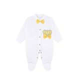 Newborn Baby 3-Piece Cotton Jeweled Layette Set