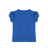 Baby Cotton Puff Sleeve Basic Crewneck T-Shirt