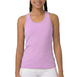 Girls' Soft Solid Cotton Blend Racerback Tank Top