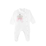 Newborn Baby 3-Piece Cotton Jeweled Layette Set