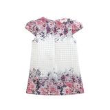 Little Girls Floral Short Sleeve Summer Dress