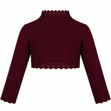 Baby Knit Button Detailed Bolero Cardigan
