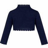 Baby Knit Button Detailed Bolero Cardigan