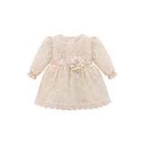 Baby Vintage White Lace Christening Dress Set