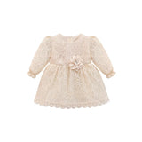 Baby Vintage White Lace Christening Dress Set