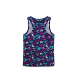 Girls' Soft Solid Cotton Blend Racerback Tank Top